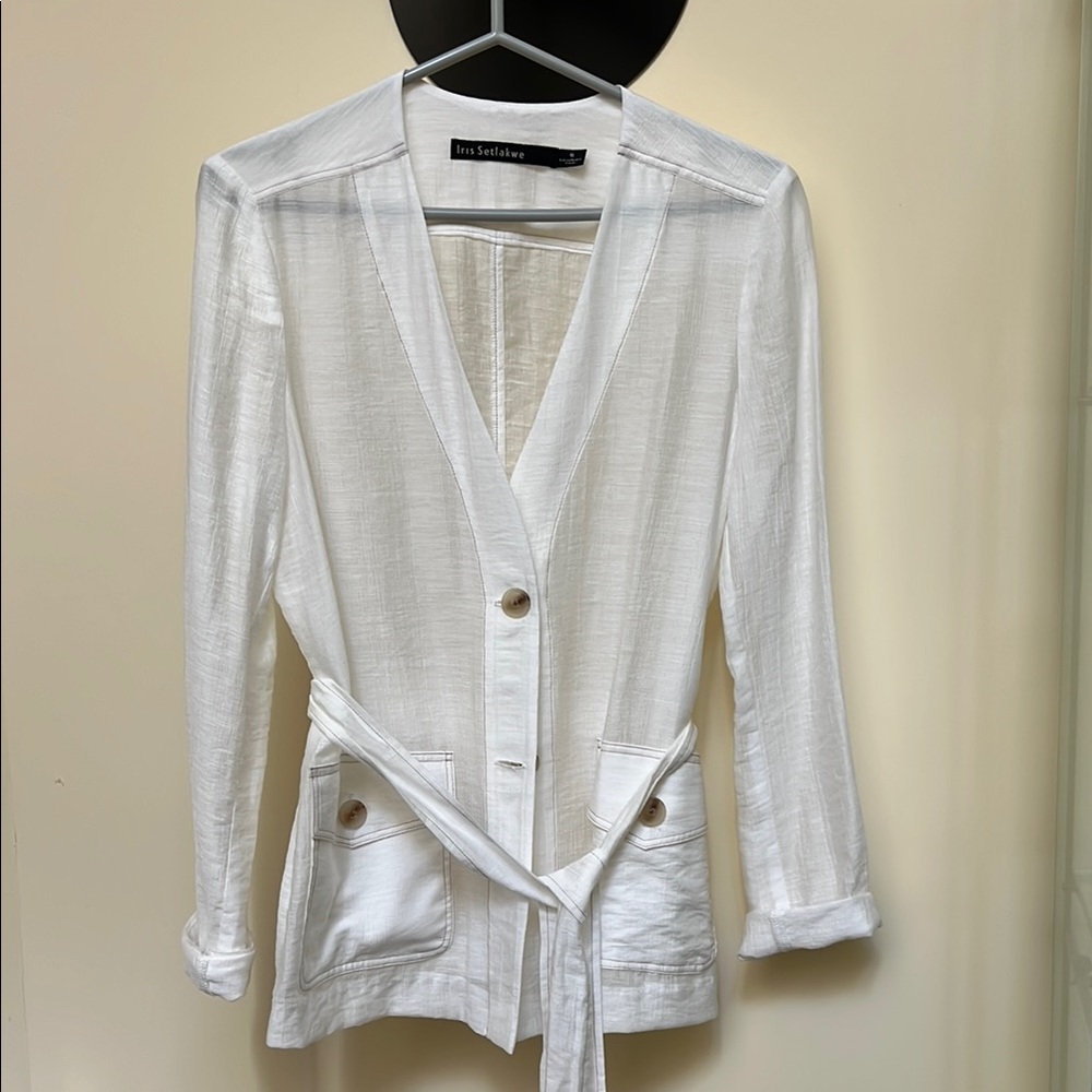 Iris Setlakwe White Blazer